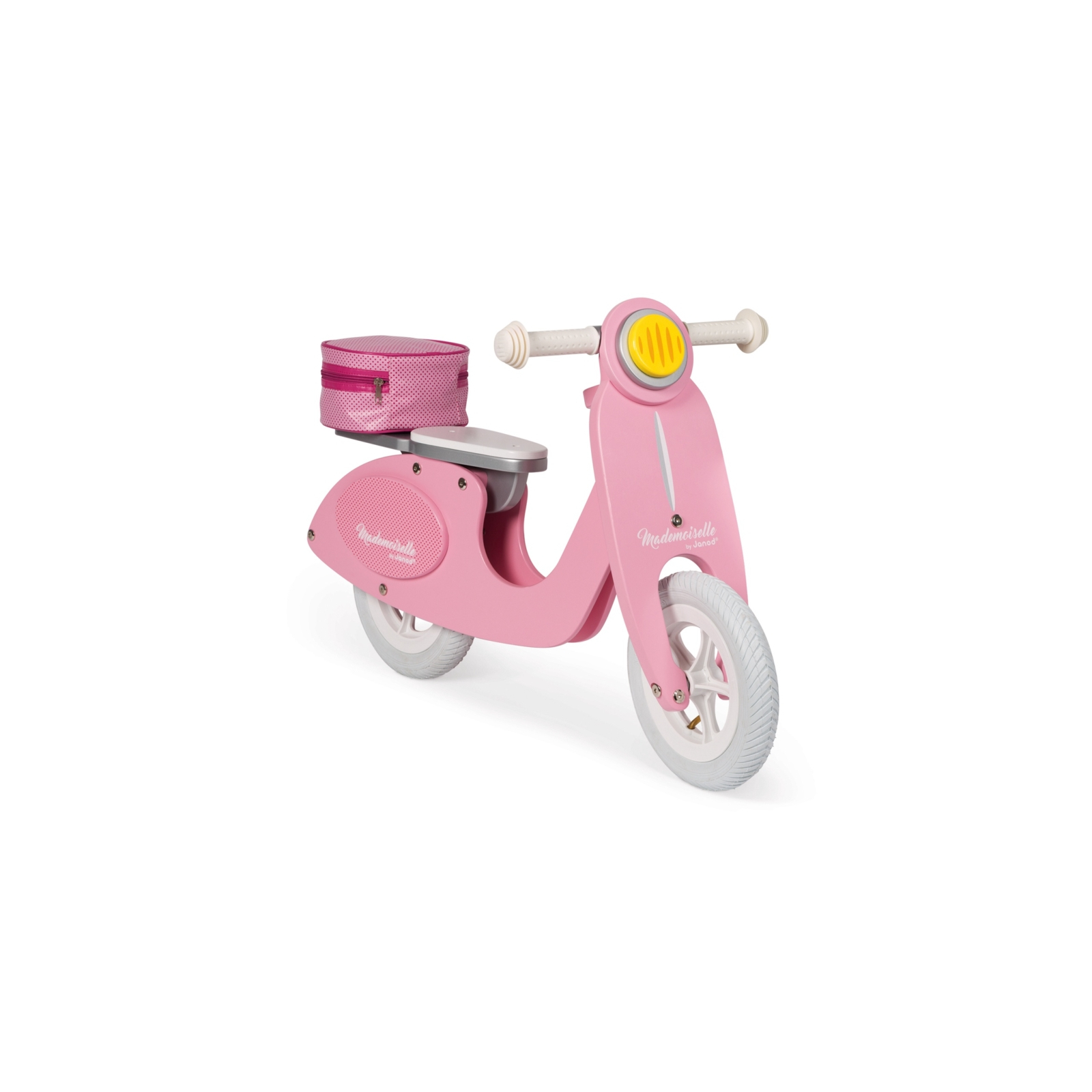 Біговел Goki Ретро скутер розовый