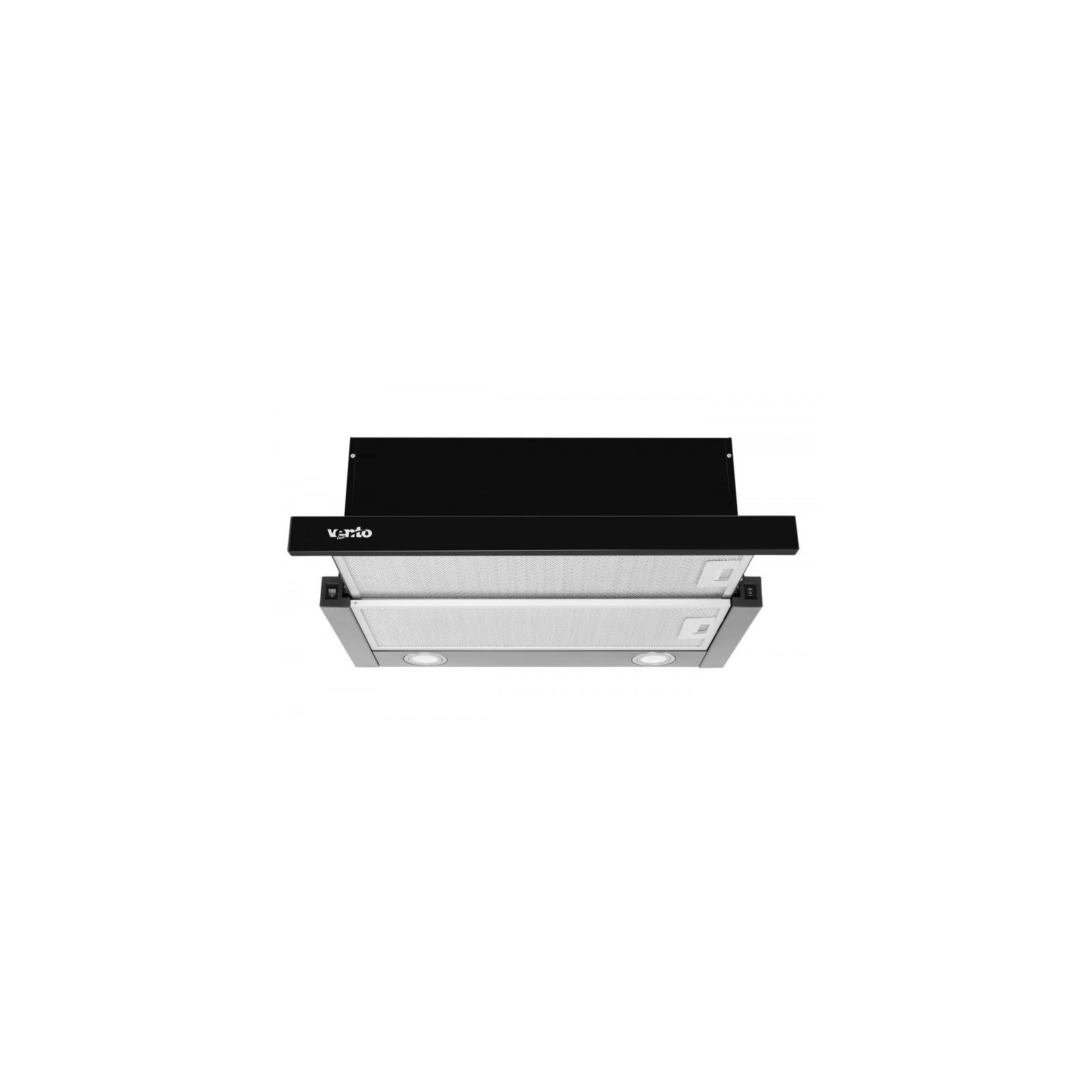 Вытяжка кухонная Ventolux GARDA 60 BK (1000) LED