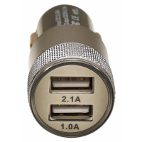 Зарядное устройство Grand-X 2xUSB 5V/2.1A + DC cable 2,2А USB/Micro USB 1m (CH-25BM) изображение 2