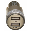 Зарядное устройство Grand-X 2xUSB 5V/2.1A + DC cable 2,2А USB/Micro USB 1m (CH-25BM) изображение 2