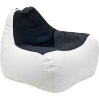 Фото - Пуф / банкетка Primteks Plus Крісло-мішок Примтекс плюс кресло-груша Simba H-2200/D-5 S White-Black (Si 