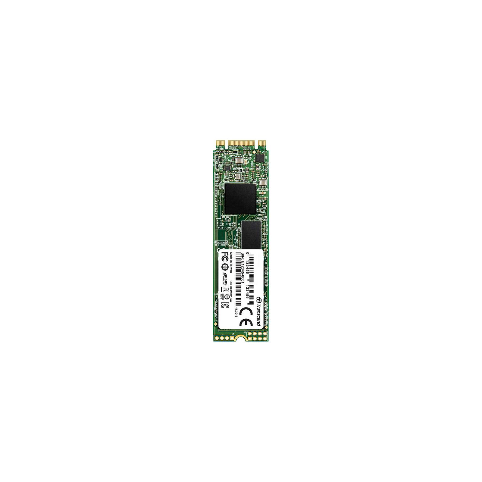 Накопичувач SSD M.2 2280 512GB Transcend (TS512GMTS830S)