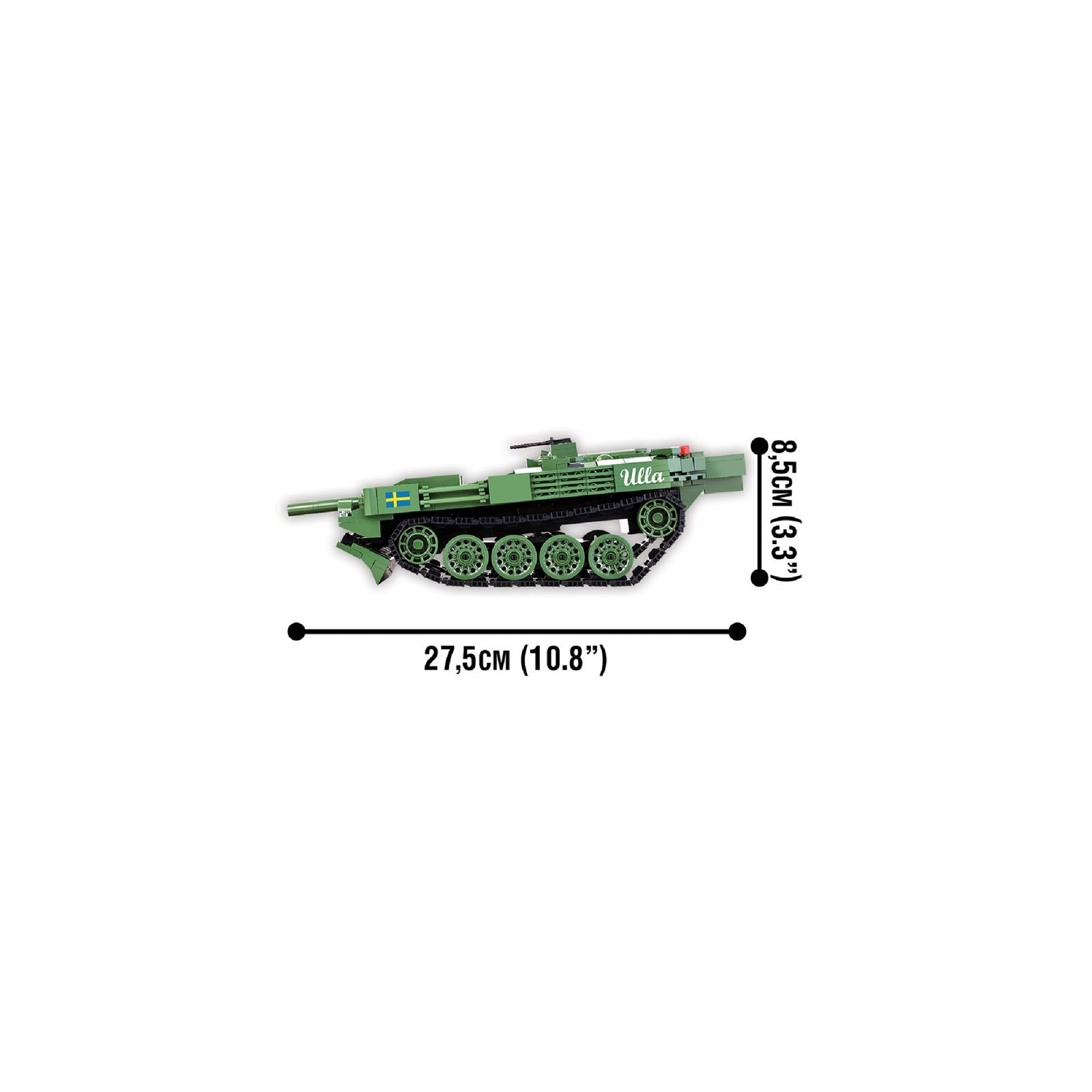 Конструктор Cobi World Of Tanks Stridsvagn 103 515 деталей (COBI-3023) изображение 4