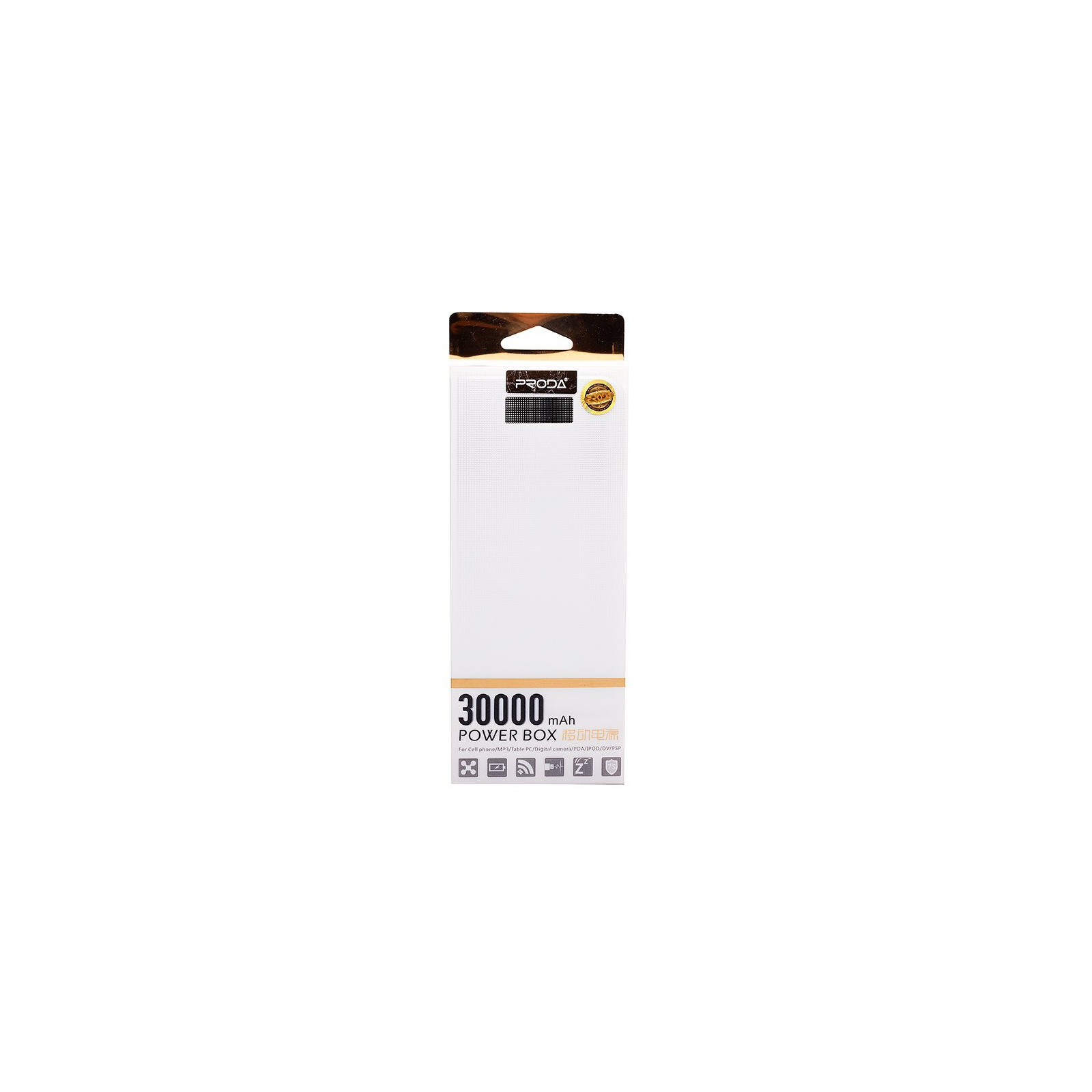 Батарея универсальная Remax Proda Series 30000mAh 2USB-1A&2A white (PPL-14-WHITE) изображение 4