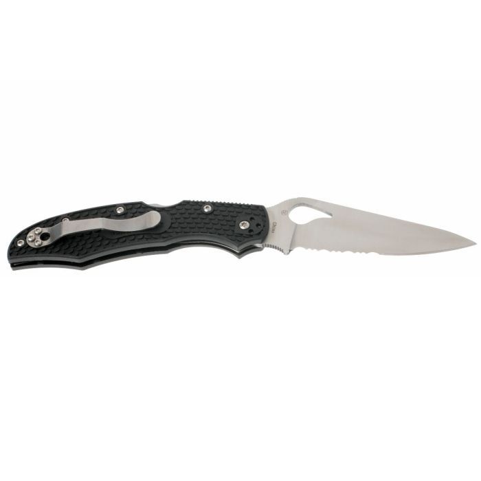 Ніж Spyderco Byrd Cara Cara 2, FRN, полусеррейтор (BY03PSBK2) зображення 2