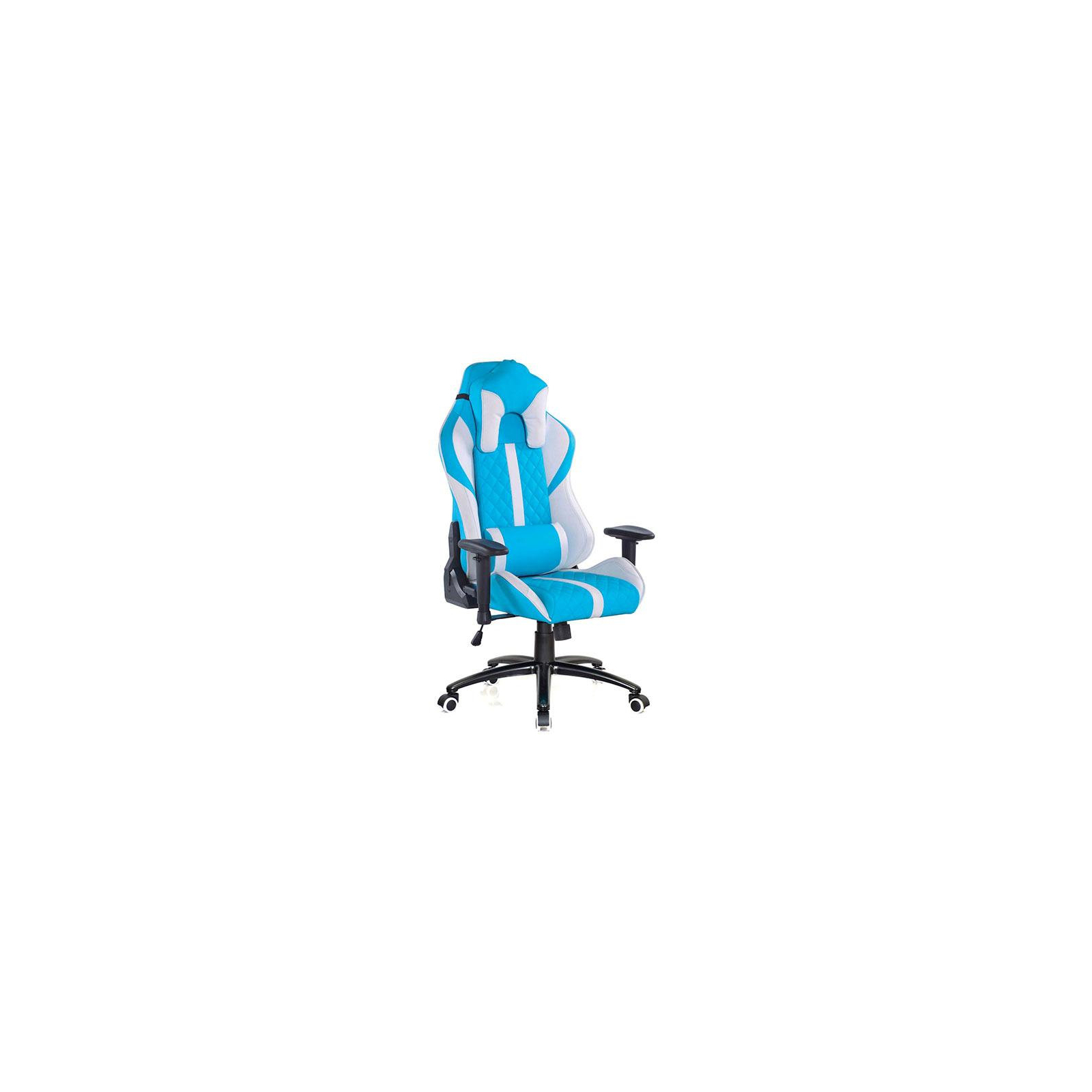 Кресло игровое Special4You ExtremeRace light blue/white (000004111) изображение 2