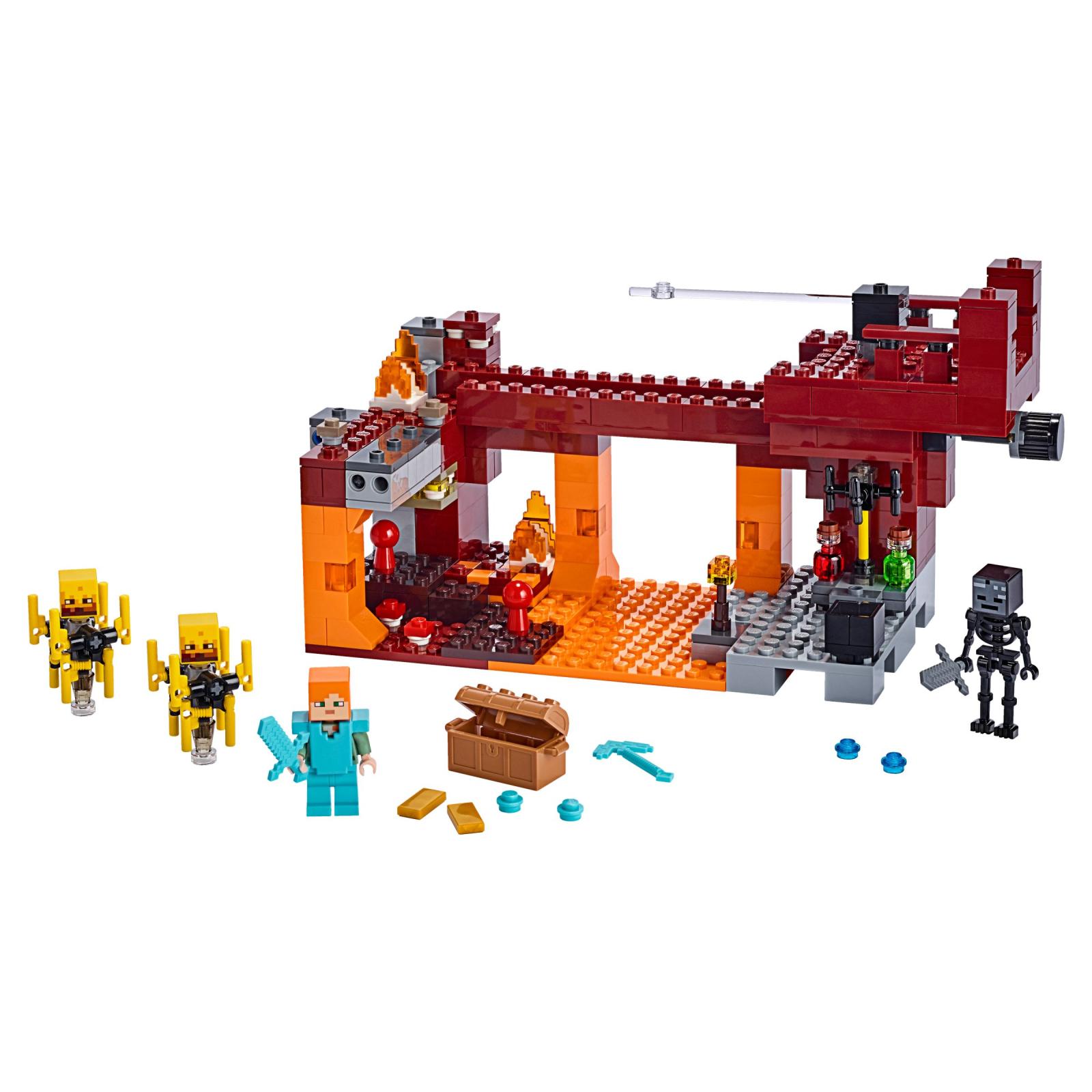 Конструктор LEGO MINECRAFT Мост ифрита 372 детали (21154) изображение 2