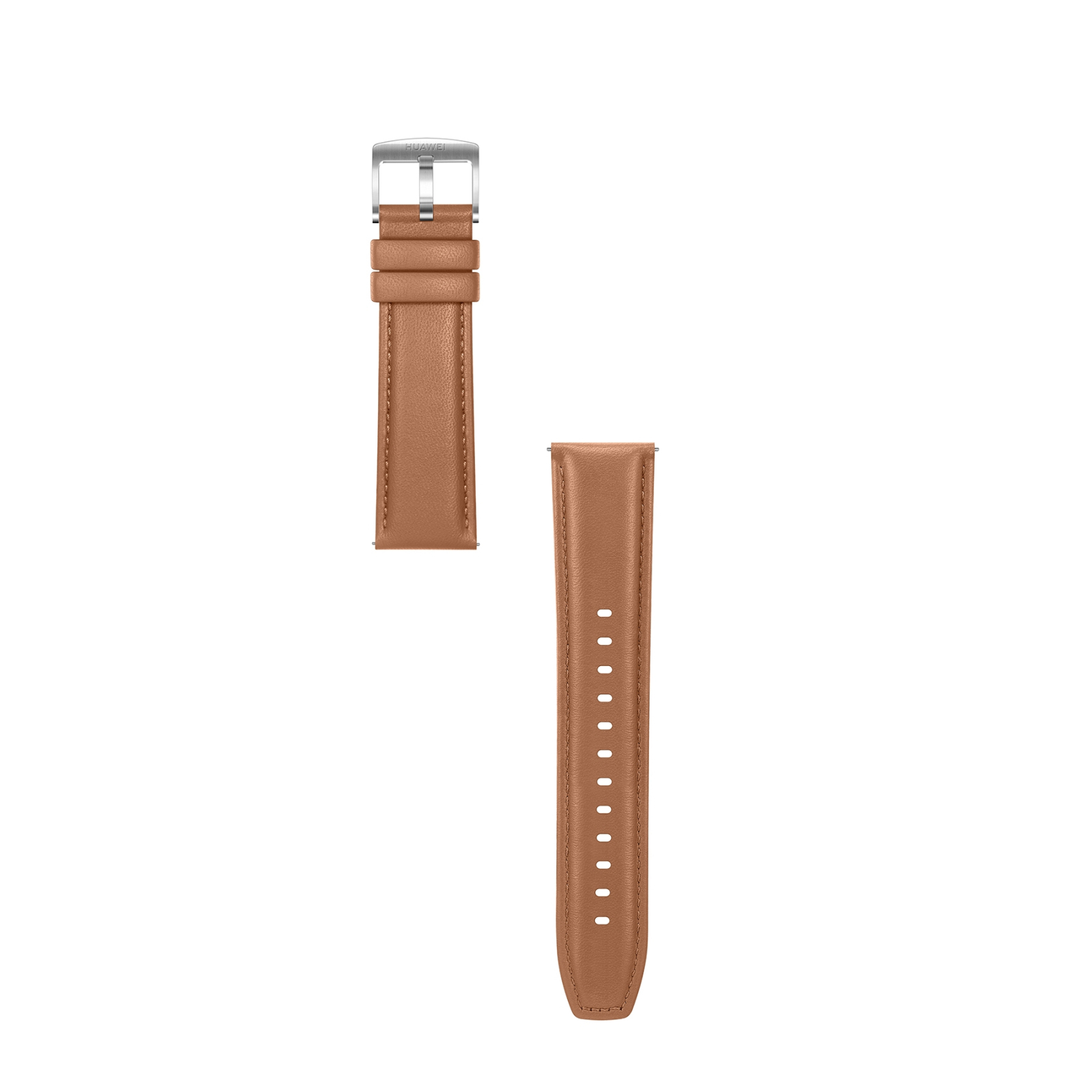 Ремешок для смарт-часов Huawei Brown Leather 22мм к Watch GT 2 (55031983) изображение 2