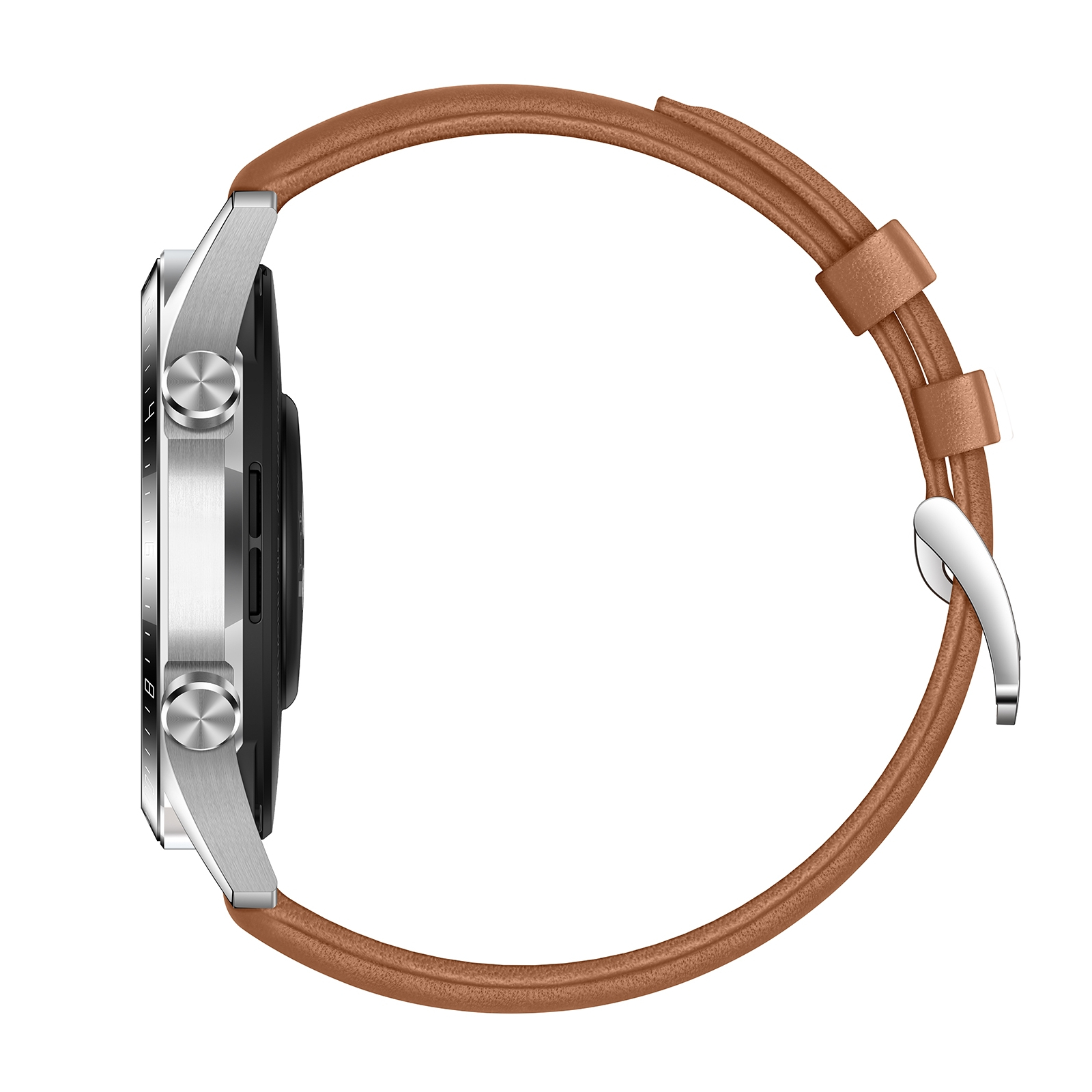 Ремешок для смарт-часов Huawei Brown Leather 22мм к Watch GT 2 (55031983) изображение 3