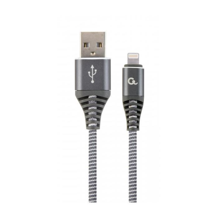 Дата кабель USB 2.0 AM to Lightning 1.0m Cablexpert (CC-USB2B-AMLM-1M-PW)