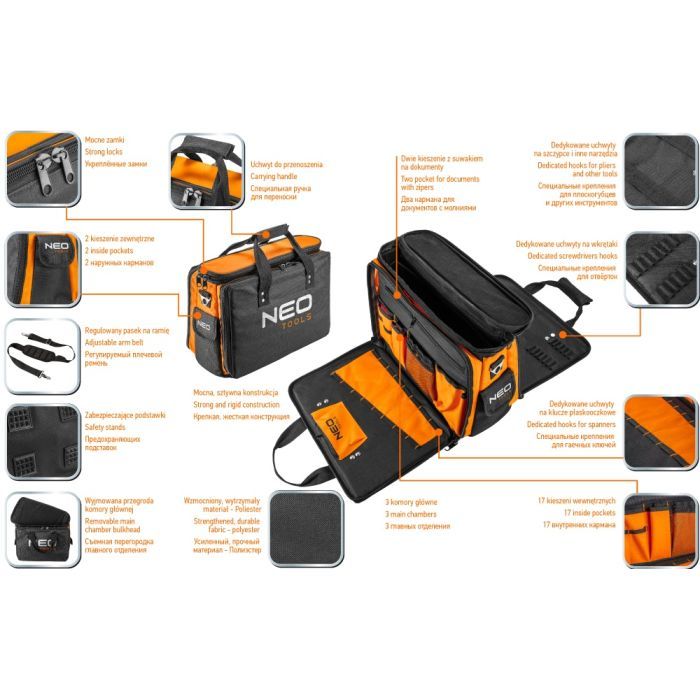 Сумка для инструмента Neo Tools монтерская (84-308) изображение 2