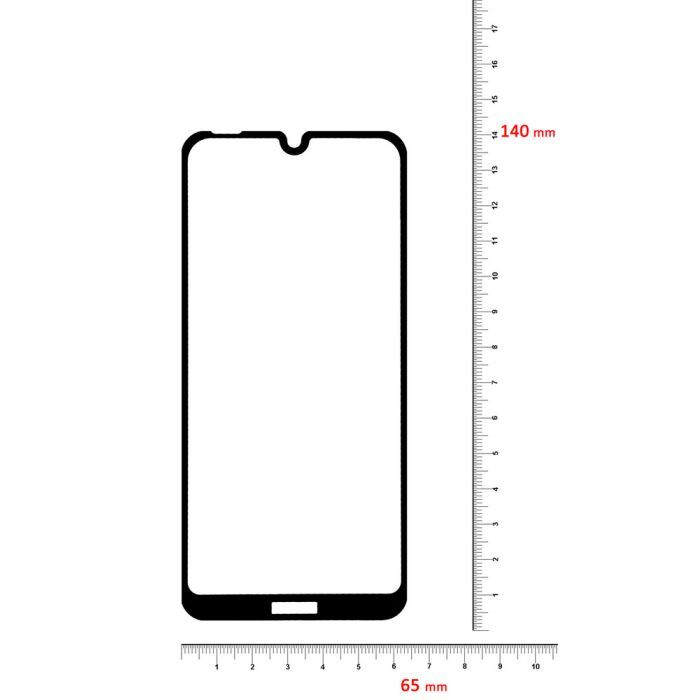 Скло захисне BeCover Nokia 2.2 Black (704076) зображення 3