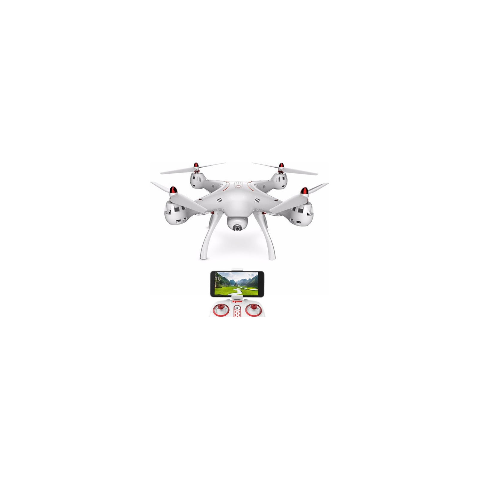 Радиоуправляемая игрушка Syma Квадрокоптер 2,4 Ггц и поворотной FPV-камерой (X8SW-D) изображение 4