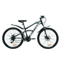 Велосипед Formula 26" BLAZE AM2 DD рама-15" St 2020 черно-серый с белым (OPS-FR-26-382)