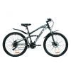 Велосипед Formula 26" BLAZE AM2 DD рама-15" St 2020 черно-серый с белым (OPS-FR-26-382)