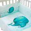 Детский постельный набор Верес Menthol whale (6 ед.) (217.08) изображение 2