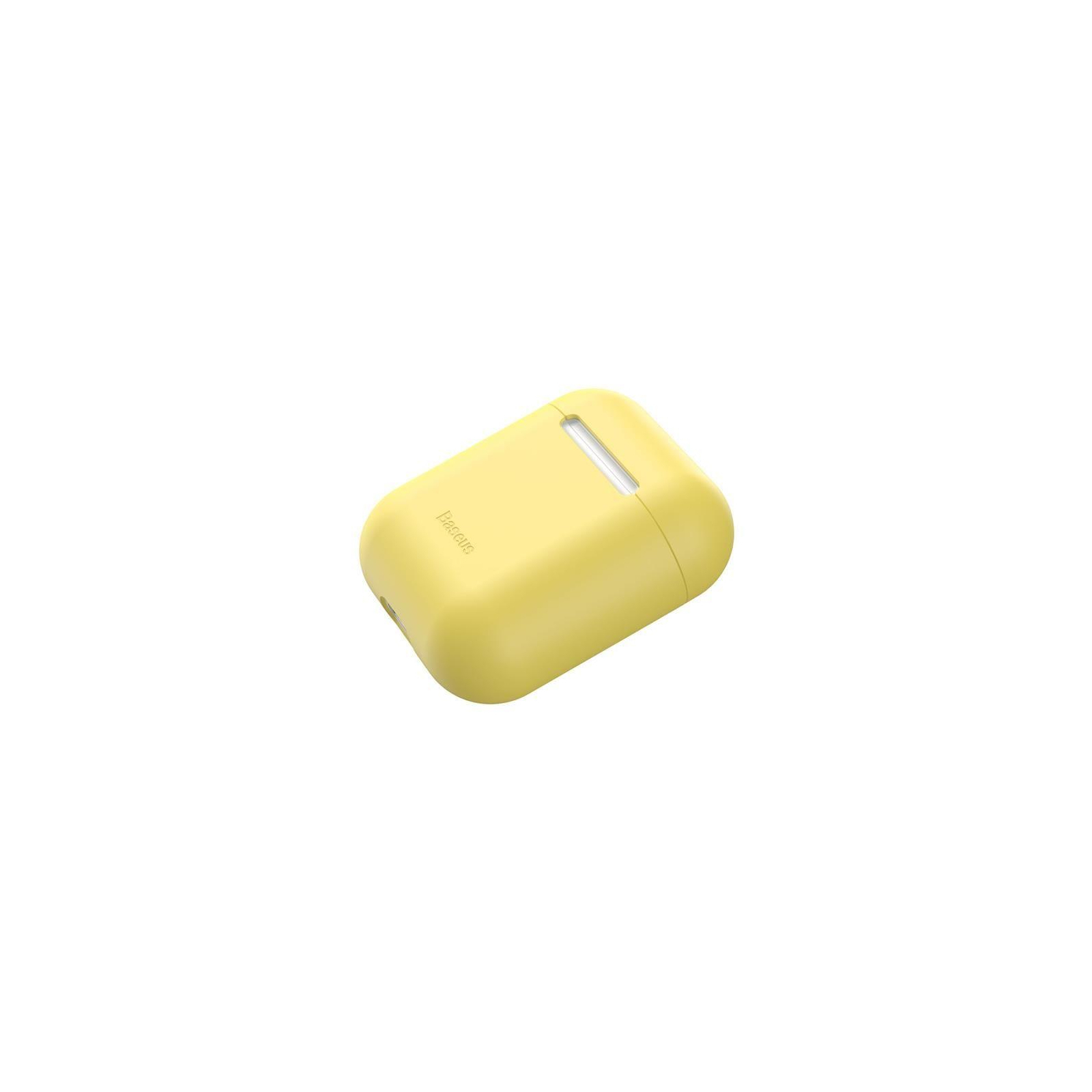 Чехол для наушников Baseus для Airpods 1/2 Yellow (WIAPPOD-BZ0Y) изображение 2