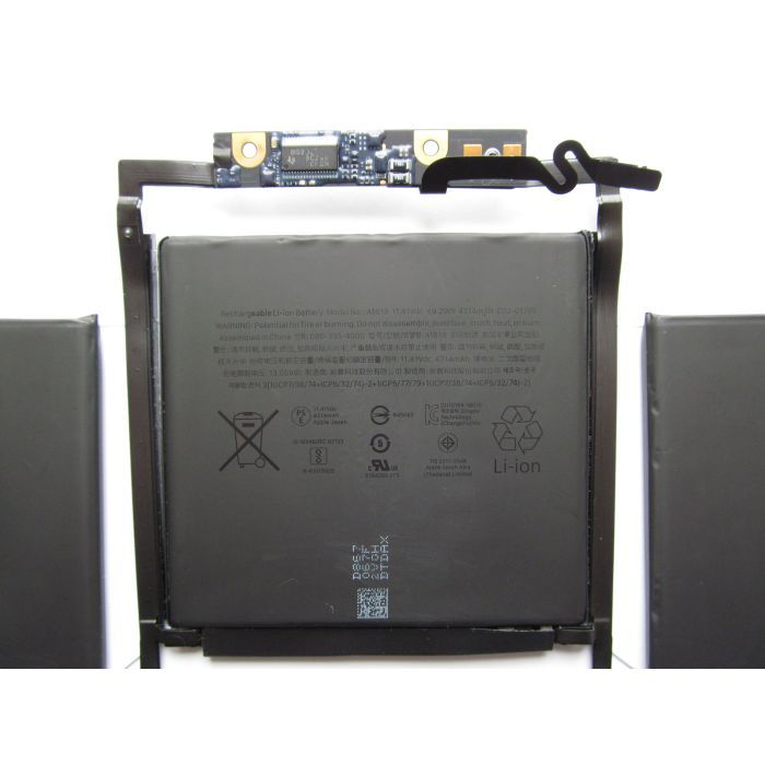 Аккумулятор для ноутбука Apple A1819, 49.2Wh (4314mAh), 6cell, 11.41V, Li-Pol (A47499) изображение 2