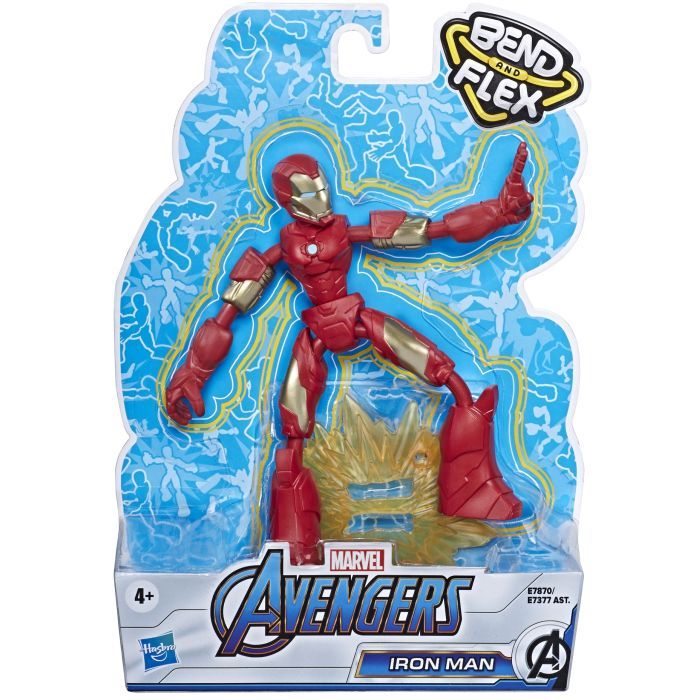 Фигурка для геймеров Hasbro Avengers Bend and flex Айрон Мен 15 см (E7377_E7870) изображение 2