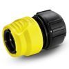 Коннектор для шланга Karcher универсальный с аквастопом 1/2-5/8-3/4 LOOSE (2.645-202.0)
