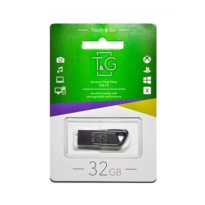 USB флеш накопитель T&G 32GB 114 Metal Series USB 2.0 (TG114-32G) изображение 2