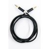 Кабель мультимедийный 3.5mm M to 3.5mm M 1.0m black Dengos (AUDIO-PLS-UG-BLACK)