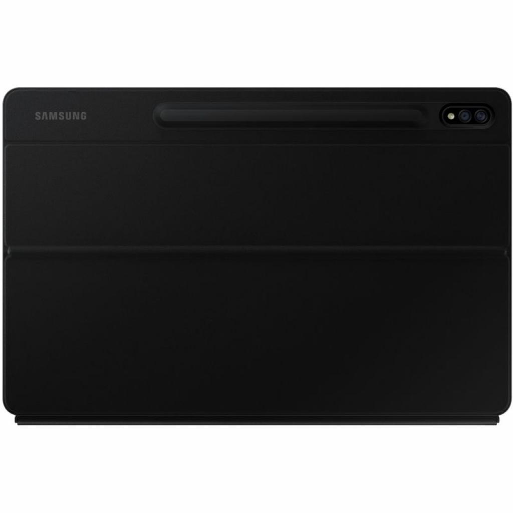 Чехол для планшета Samsung Book Cover Keyboard for Galaxy Tab S7+ (T970) Black (EF-DT970BBRGRU) изображение 2