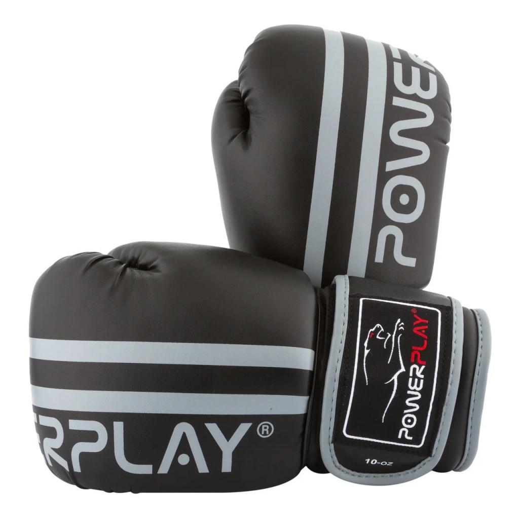 Боксерские перчатки PowerPlay 3010 8oz Black/White (PP_3010_8oz_Black/White) изображение 7