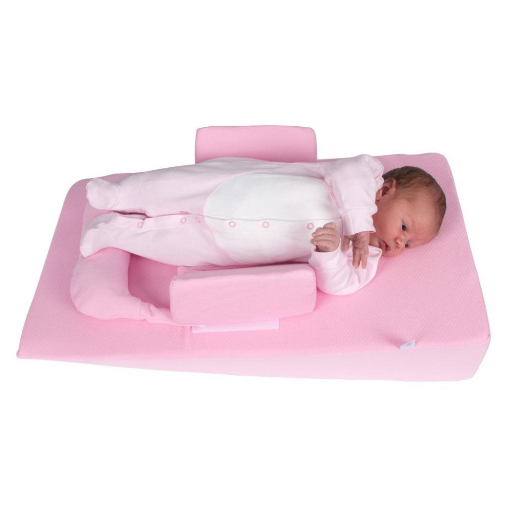 Пеленальний матрацик Sevi Bebe для новонародженого з грілкою, рожевий (8692241390228) зображення 3