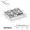 Варочна поверхня Weilor GM W 624 SS зображення 12