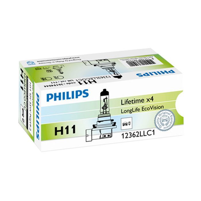 Автолампа Philips галогенова 55W (12362 LLECO C1)