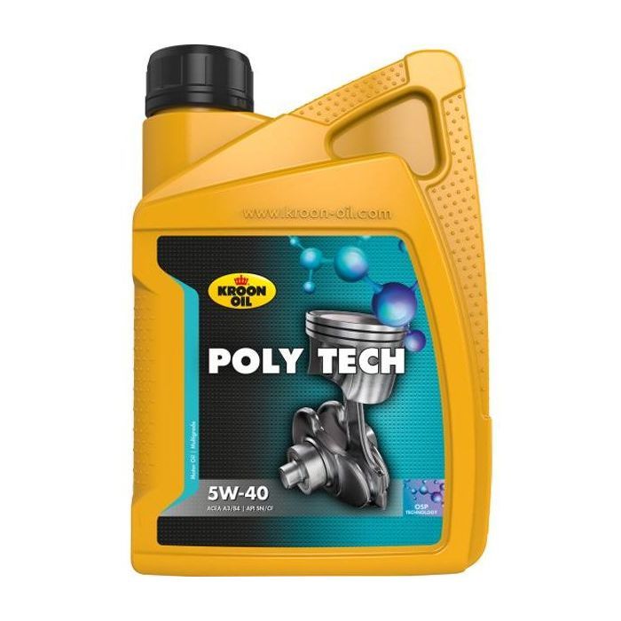 Моторное масло Kroon-Oil POLY TECH 5W-40 1л (KL 36139)