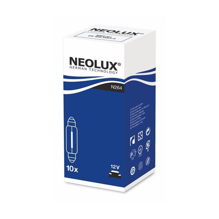 Автолампа Neolux 10W (N264) изображение 2