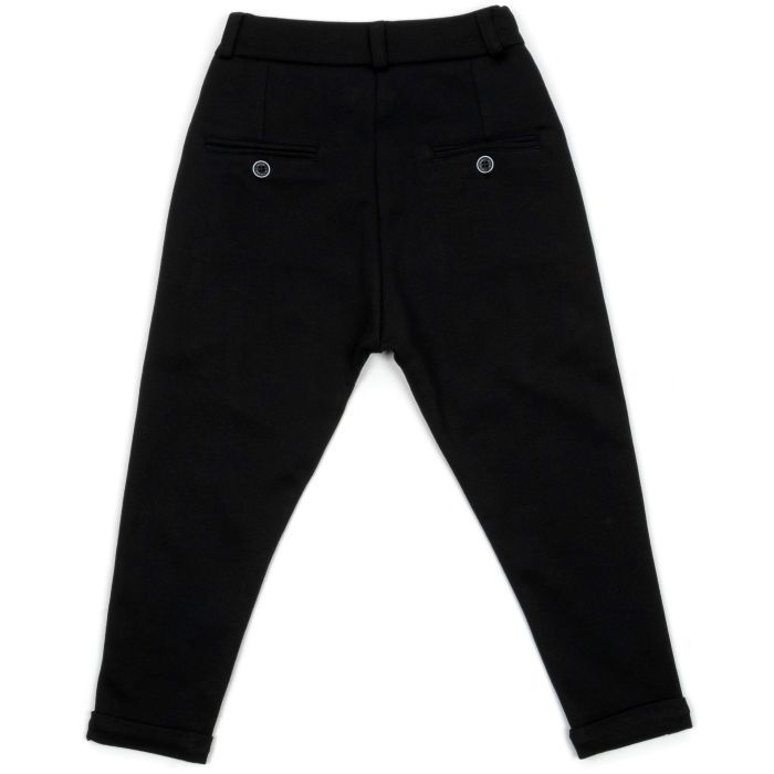 Штани дитячі A-Yugi трикотажні (5287-152B-black) зображення 2