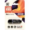 USB флеш накопичувач Mibrand 8GB Panther Black USB 2.0 (MI2.0/PA8P2B) зображення 2