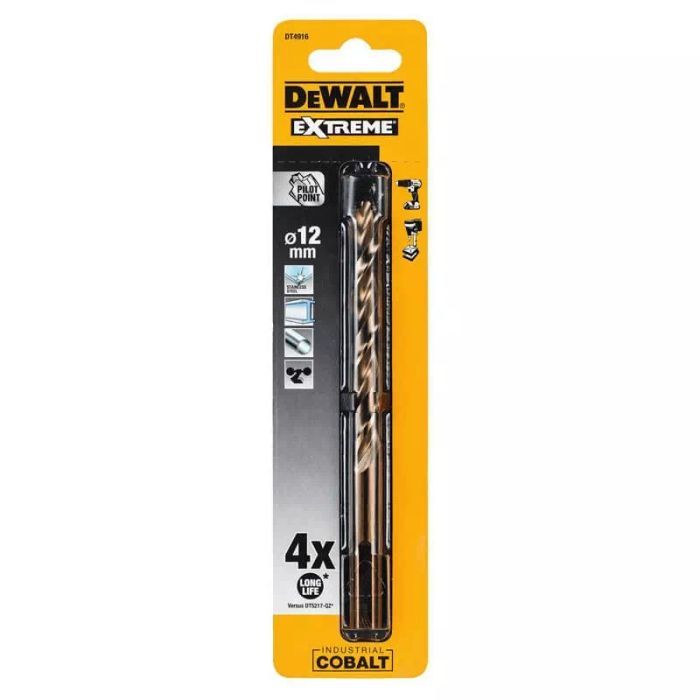 Свердло DeWALT EXTREME INDUSTRIAL COBALT HSS-CO, 10 х 133 х 84 мм (DT4914) зображення 3