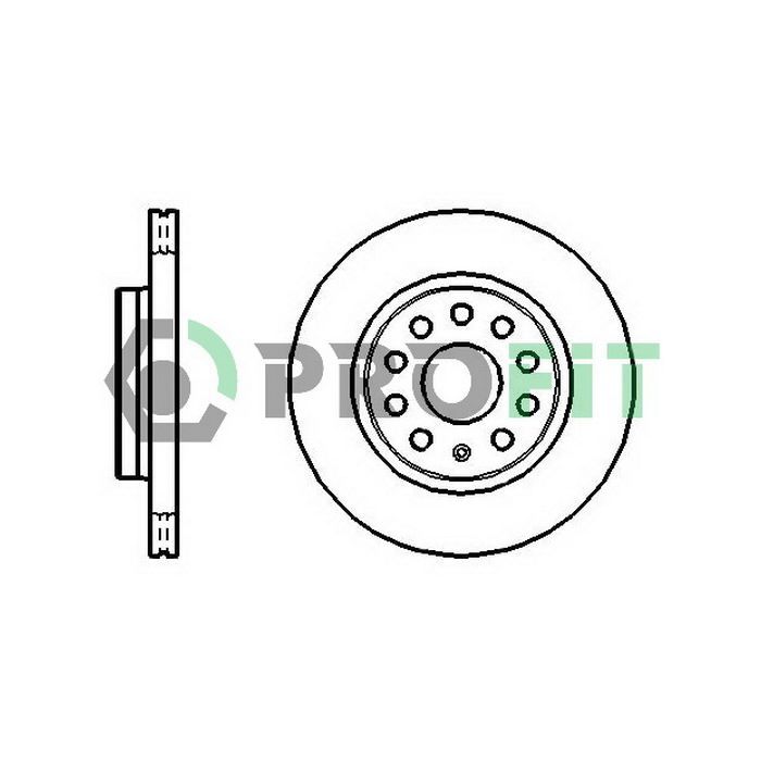 Тормозной диск Profit 5010-1165