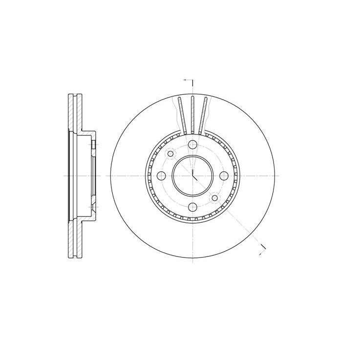 Тормозной диск REMSA 6227.10