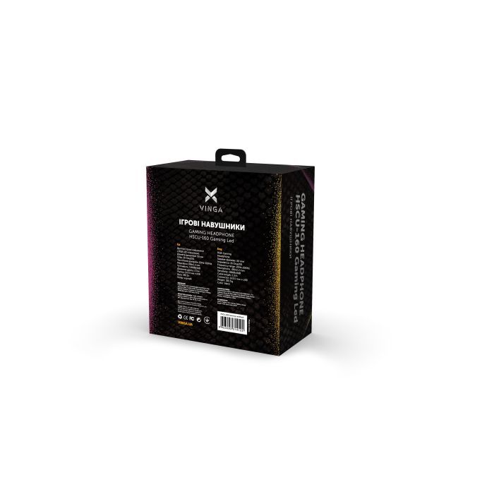 Наушники Vinga HSCU-160 Gaming LED Black (HSCU-160) изображение 5