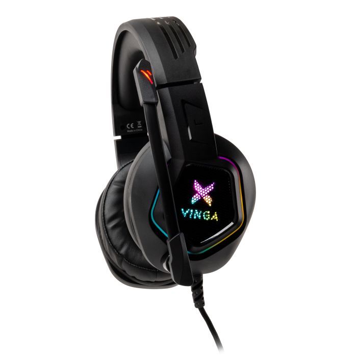 Наушники Vinga HSCU-160 Gaming LED Black (HSCU-160) изображение 7