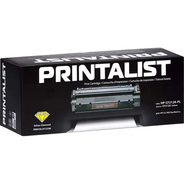 Картридж Printalist HP LJ M252/M277/ CF402X Yellow (HP-CF402X-PL) зображення 2