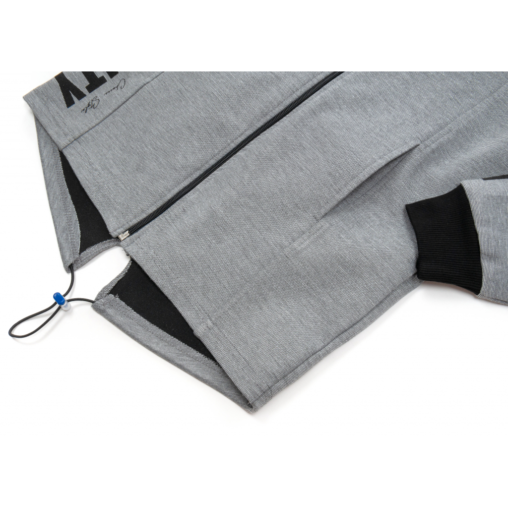Куртка Blueland вітровка з капюшоном (10760-170B-gray) зображення 4