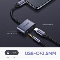 Концентратор Hub Type-C M to 3.5mm F+Type-C F Adapter CM193 (Gray) Ugreen (50596) изображение 2
