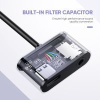 Концентратор Hub Type-C M to 3.5mm F+Type-C F Adapter CM193 (Gray) Ugreen (50596) изображение 7