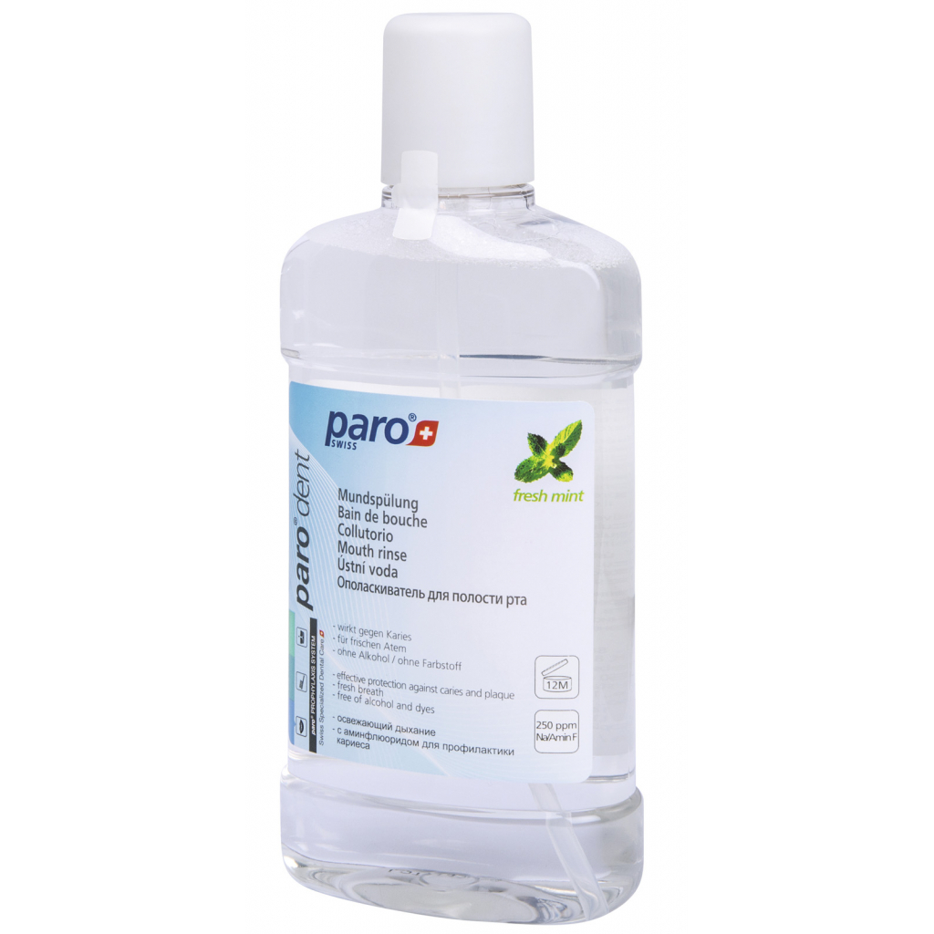 Ополаскиватель для полости рта Paro Swiss dent с аминофторидом 500 мл (7610458026762)