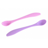 Набір дитячого посуду Baby Team ложечок 2 шт (6101_розовий_і_фіолетовий)