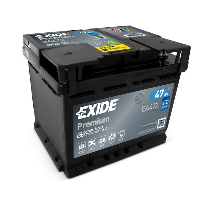 Акумулятор автомобільний EXIDE PREMIUM 47A (EA472)