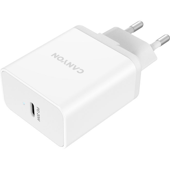 Зарядний пристрій Canyon PD WALL Charger 20W (CNE-CHA20W) зображення 2