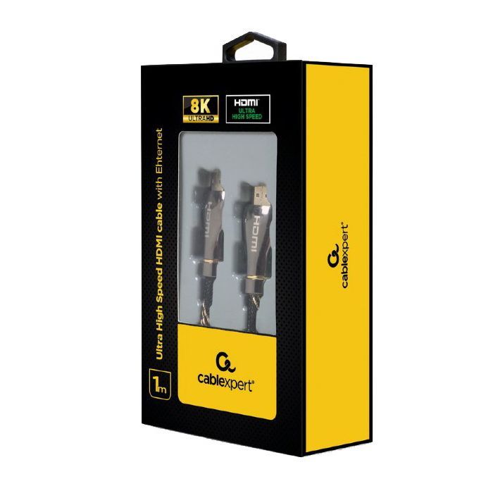 Кабель мультимедійний HDMI to HDMI 1.0m V.2.1 Premium Cablexpert (CCBP-HDMI8K-1M) зображення 4
