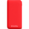 Батарея універсальна ColorWay 10 000 mAh Soft touch (USB QC3.0 + USB-C Power Delivery 18W) (CW-PB100LPE3RD-PD) зображення 2